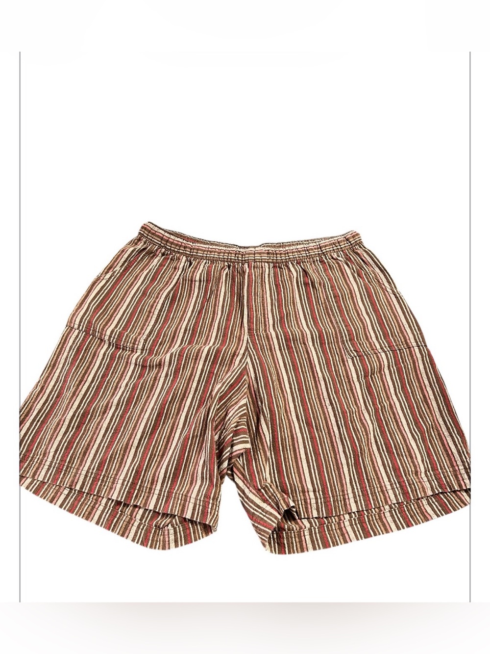 White Stag Men's Striped Athletic Shorts - Brown/Beige/Red
Boho